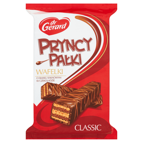 Pryncypałki- Wafelki w czekoladzie 235g Ciastka DR Gerard 
